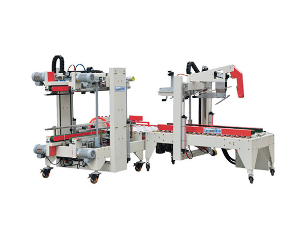 全自動(dòng)折蓋工字型封箱機FI500+FH500